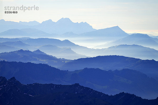 Rückansicht Alpen Ansicht Mittelpunkt Schweiz