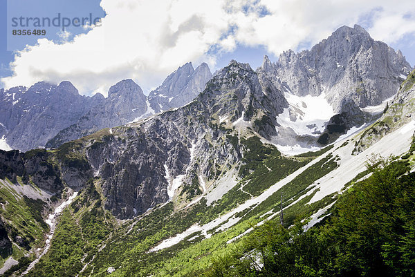 Wilder Kaiser  Kaisergebirge  bei Ellmau  Tirol  Österreich