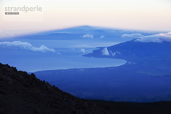 Ausblick vom Vulkan Haleakala  Haleakal?-Nationalpark  Maui  Hawaii  USA