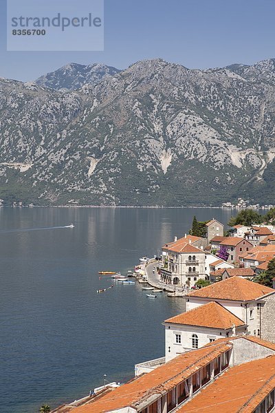 Europa UNESCO-Welterbe Bucht von Kotor Montenegro