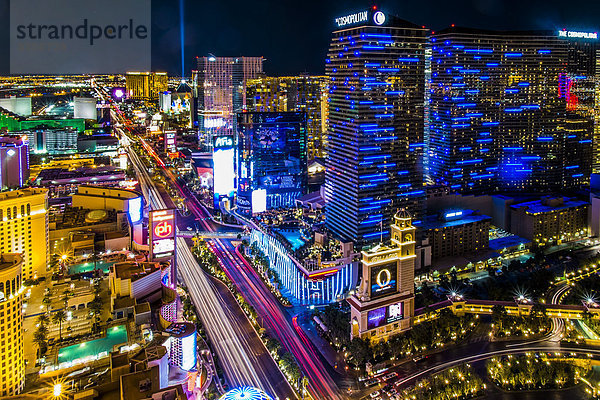 USA  Nevada  Las Vegas bei Nacht