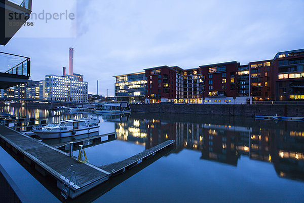 Deutschland  Hessen  Frankfurt  Moderne Luxuswohnungen im Westhafen