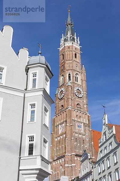 Deutschland  Bayern  Landshut  Martinskirche  Turm