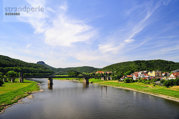 Deutschland  Sachsen  Bad Schandau  Elbe