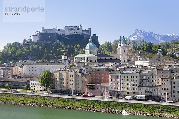 hoch  oben  Europa  Stadt  Ansicht  Flachwinkelansicht  UNESCO-Welterbe  Winkel  Österreich  alt  Salzburg  Salzburger Land