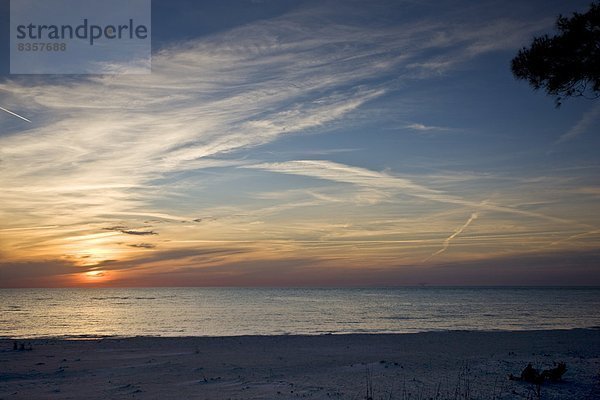 Vereinigte Staaten von Amerika  USA  Strand  Sonnenuntergang  Küste  Sand  Insel  Florida  Idylle