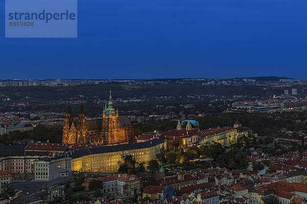 Tschechische Republik  Prag  Burg Hradschin und St. Veitsdom