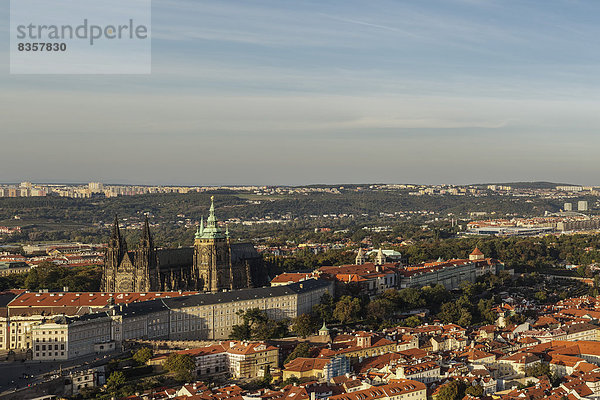 Tschechische Republik  Prag  Burg Hradschin und St. Veitsdom