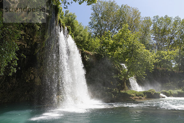 Turkey  Antalya Province  Upper Dueden Falls