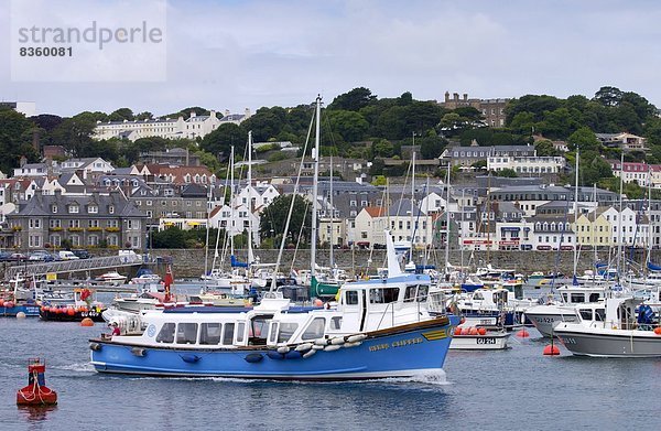 Hafen  Boot  Guernsey  Kanalinseln