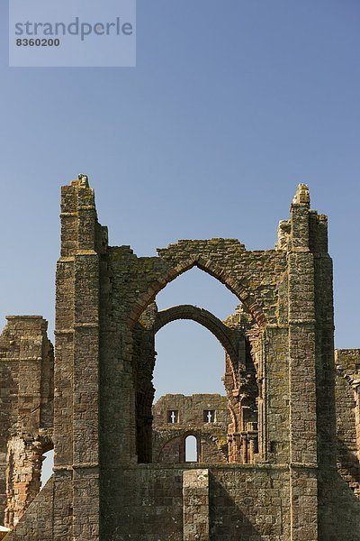 Großbritannien  Ruine  Insel  Heiligkeit  Northumberland