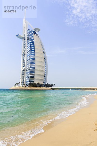 Hotel Burj Al Arab  Jumeirah Beach  Dubai  Vereinigte Arabische Emirate  Naher Osten