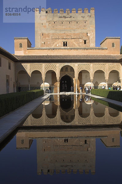 Europa Andalusien Alhambra Granada Spanien