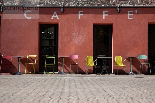Cafe außen  Florenz  Toskana  Italien
