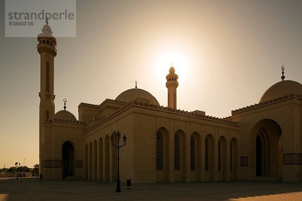 Al Fateh Grand Moschee bei Sonnenuntergang  Manama  Bahrain