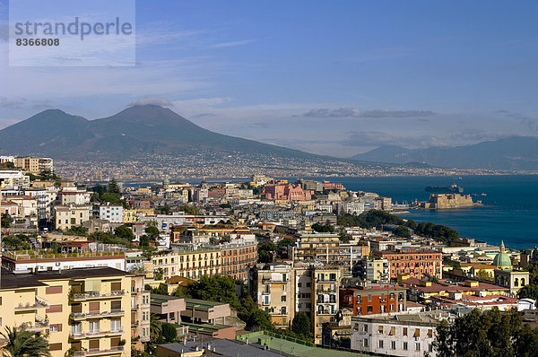 Stadtansicht Stadtansichten Italien Neapel