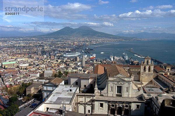 Stadtansicht Stadtansichten Italien Neapel