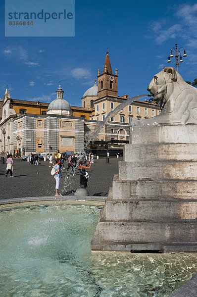 Rom Hauptstadt Italien Piazza del Popolo