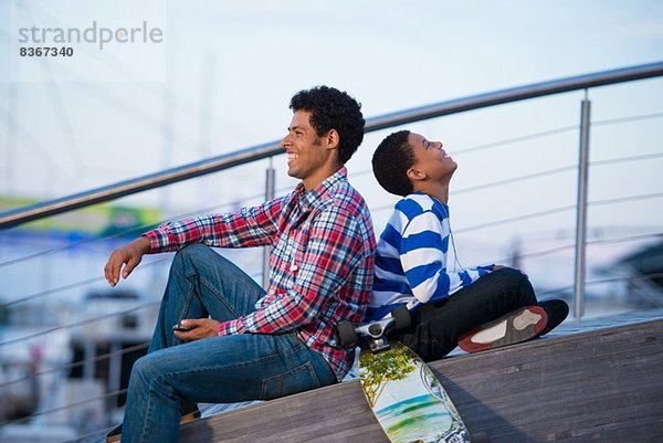 Skateboarder-Tagesausflug