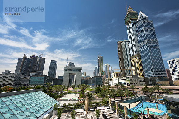 Vereinigte Arabische Emirate VAE sehen Finanzen Hotel Globalisierung Schwimmbad Dubai