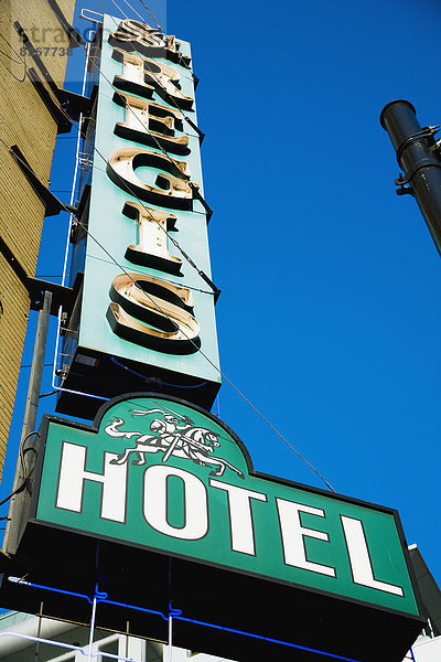 Zeichen  Hotel  Mode  British Columbia  Kanada  alt  Signal  Vancouver
