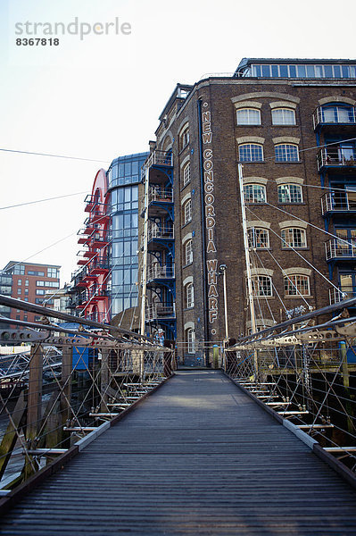 Neue Concordia Wharf Bermondsey  London  Großbritannien