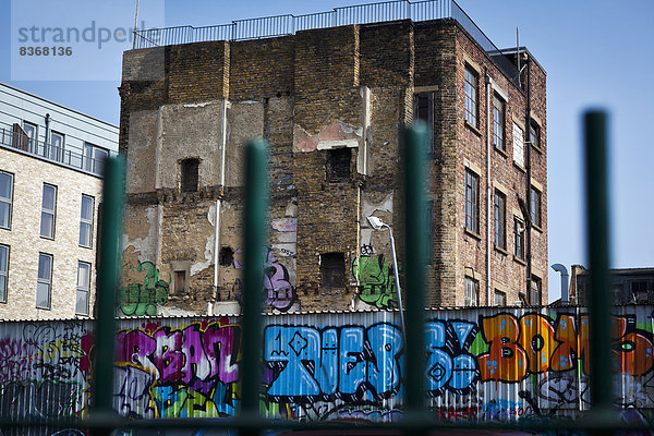 Street Art Shoreditch  London  England  Großbritannien