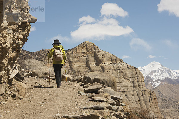 gehen Bergwanderer Nepal