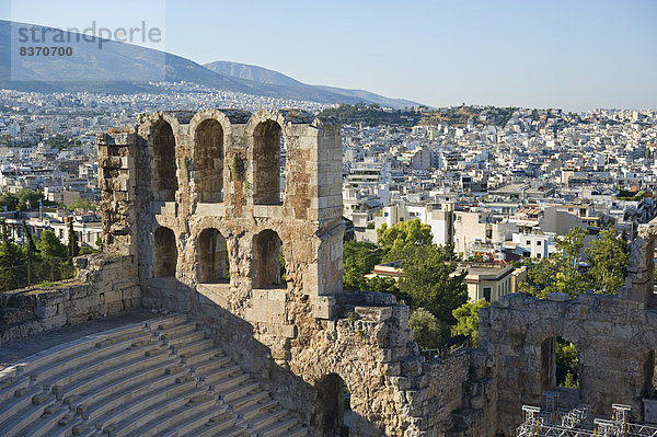 Athen  Hauptstadt  Ansicht  Griechenland