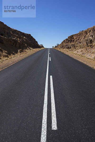 Himmel  Fernverkehrsstraße  blau  Namibia