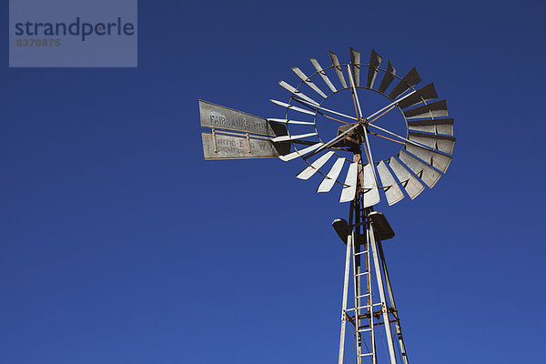 Windturbine  Windrad  Windräder  Himmel  Reise  blau  Namibia