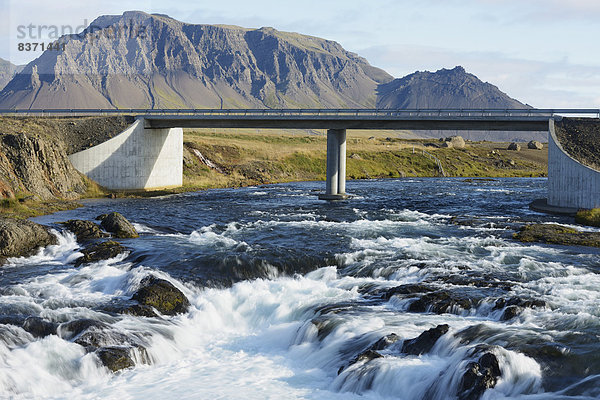 über  Brücke  Fluss  Bundesstraße  Island  Snaefellsnes