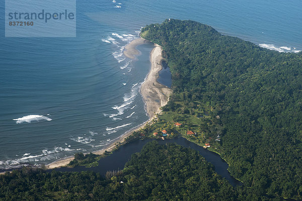 Insel  Ansicht  Luftbild  Fernsehantenne  Bay islands  Honduras