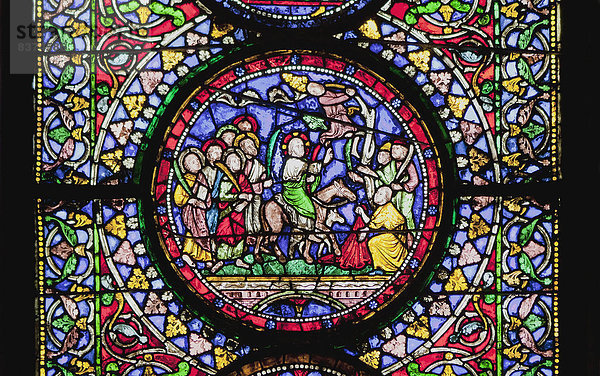 Fenster  Glas  bunt  Schmutzfleck  Kathedrale  England  Kent