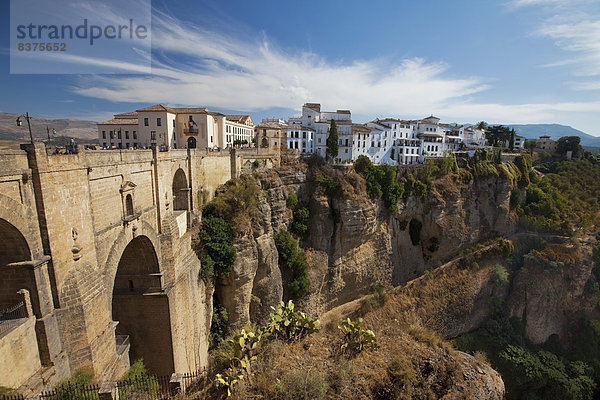 ruhen  Brücke  Ansicht  Rest  Überrest  römisch  Ronda  Spanien
