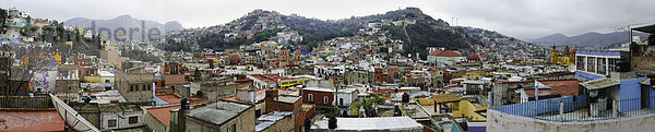 Panorama Großstadt Mexiko Ansicht Guanajuato