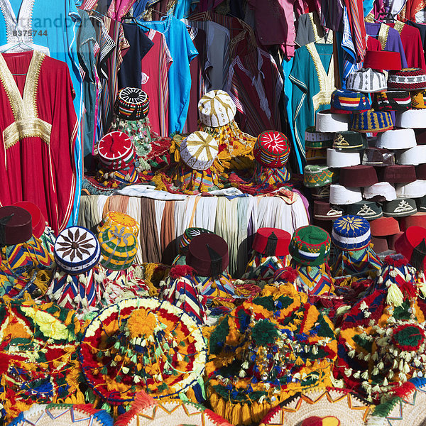 zeigen  Hut  Kleidung  bunt  Marokko