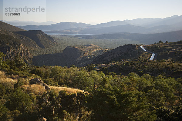 Athen Hauptstadt Wasser Landschaft Angebot Delphi Griechenland