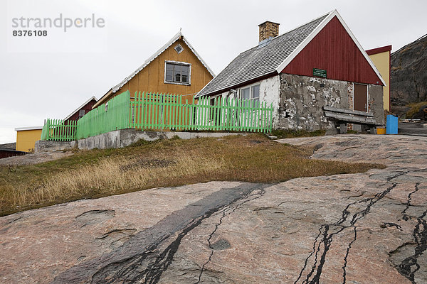 Ostküste Tradition Gebäude Dorf Grönland