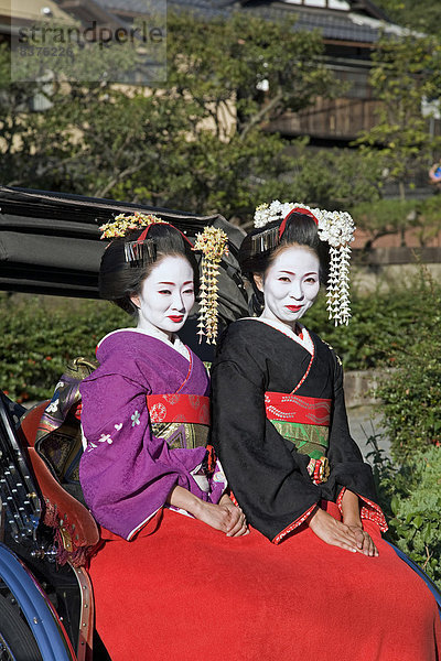 Portrait  Japan  Kyoto  Rikscha