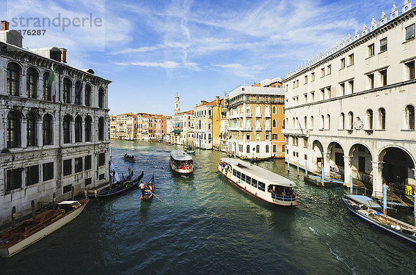 Canal Grande  Venedig  Italien