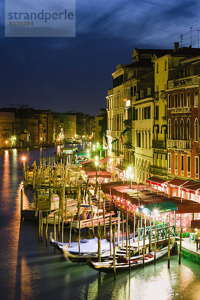 Ehrfurcht  Brücke  Rialtobrücke  Abenddämmerung  Italien  Venedig