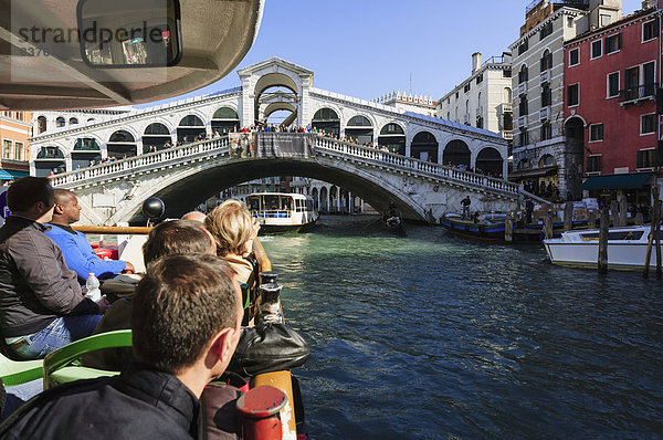 Rialtobruecke  Venedig  Italien