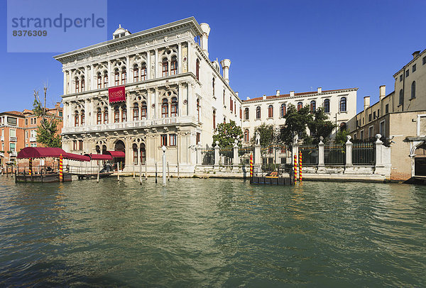 Canal Grande  Venedig  Italien