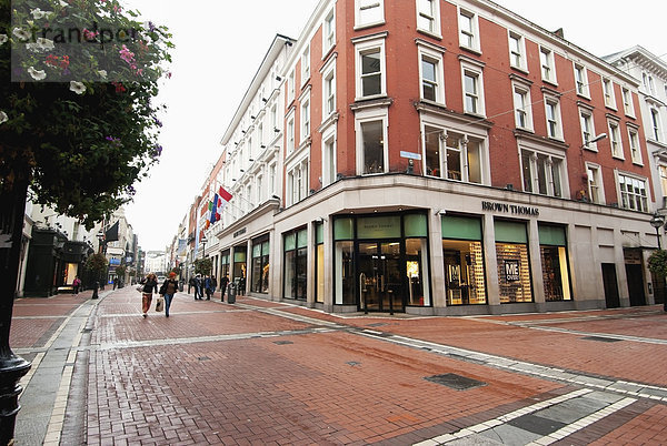 Ecke  Ecken  Dublin  Hauptstadt  gehen  Gebäude  Fußgänger  Ortsteil  Irland