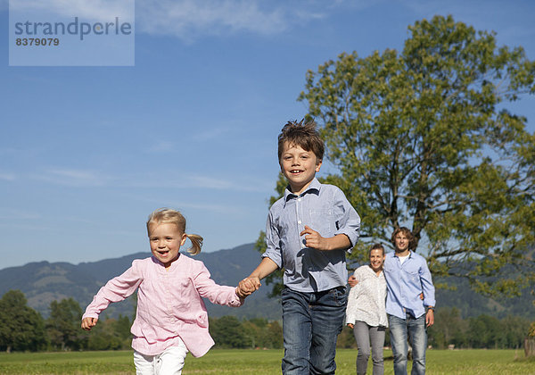 Familienausflug im Sommer