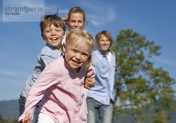 Familienausflug im Sommer  Nahaufnahme