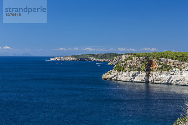 nahe Küste zeigen Menorca Balearen Balearische Inseln Aussichtspunkt Spanien
