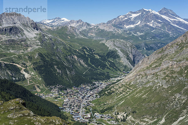 Tal Val-d?Isère  Département Savoie  Region Rhône-Alpes  Frankreich