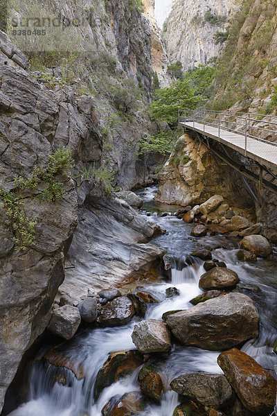 Sapadere Canyon  Taurusgebirge  Provinz Antalya  Türkei